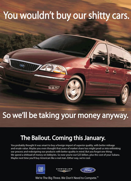 Chrysler ford and gm bailout #3